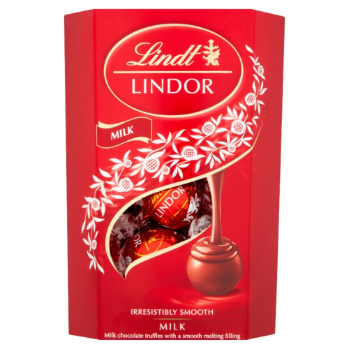 LINDT LINDOR MILK CHOCOLATE 1x200G