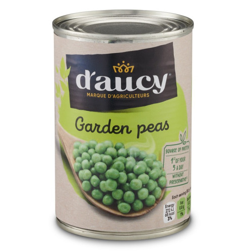 DAUCY GARDEN PEAS 1x12x400G
