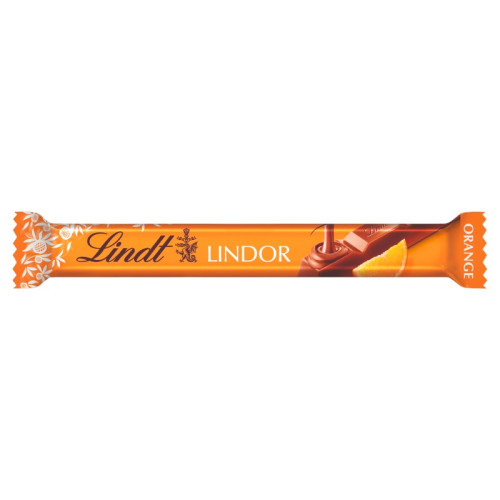 LINDT LINDOR ORANGE MILK CHOCOLATE TREAT BAR 1x24x38G