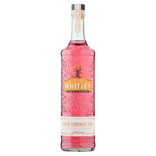 JJ WHITLEY PINK CHERRY GIN BOTTLE 1x70CL