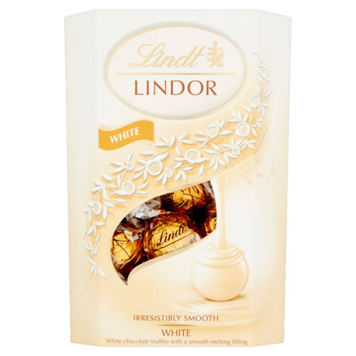 LINDT LINDOR WHITE CHOCOLATE 8x200G