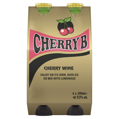 CHERRY B WHITE WINE BOTTLE 1x24x200ML