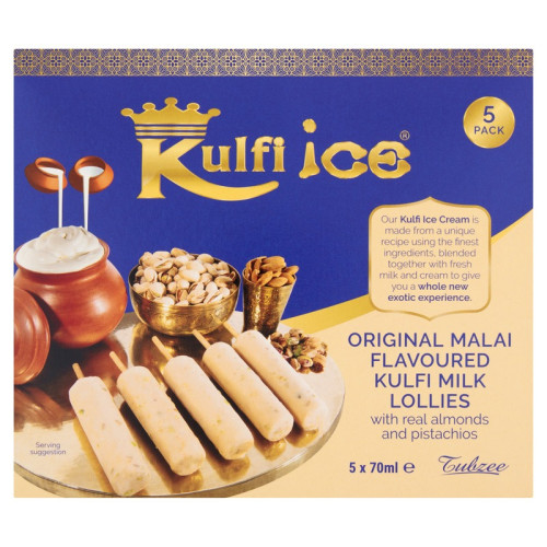 KULFI ICE KULFI ORIGINAL MALAI MILK ICE LOLLIES 1x70ML