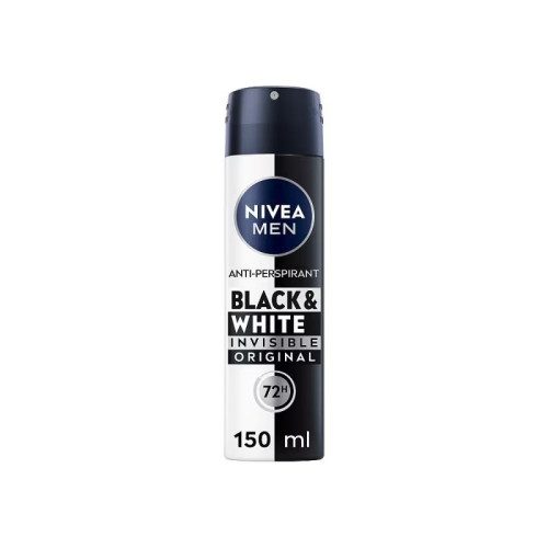 NIVEA MEN BLACK& WHITE DEODORANT 1x6x150ML