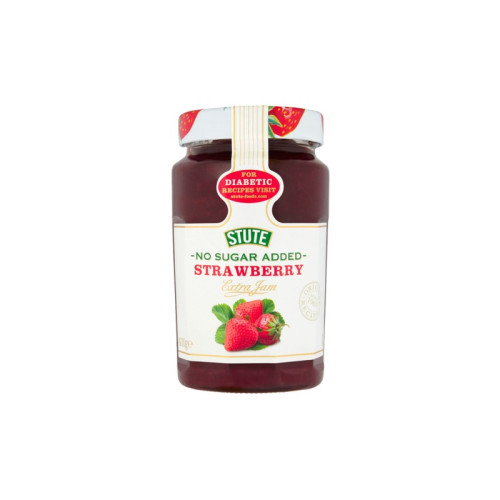 STUTE STRAWBERRY NO ADDED SUGAR JAM 1x6x430G