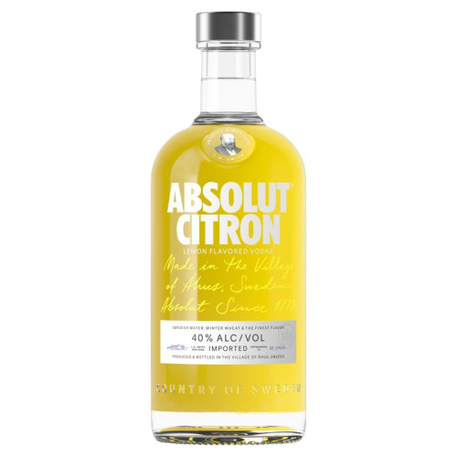 ABSOLUT CITRUS VODKA BOTTLE 1x70CL