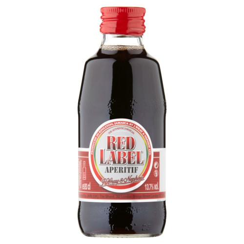 WRAY & NEPHEW RED LABEL APERITIF RED WINE BOTTLE 1x20CL