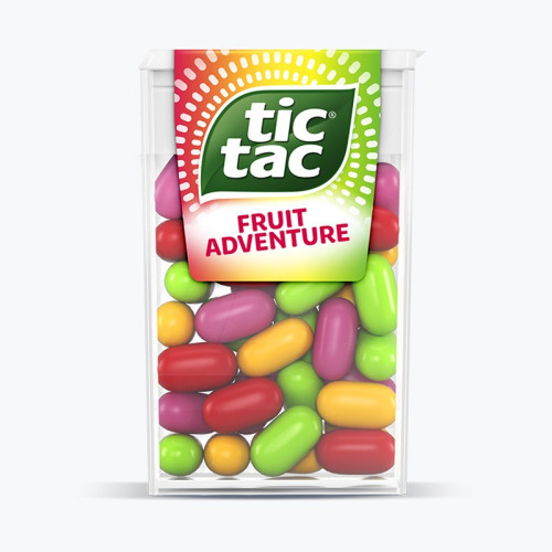 TIC-TAC FRUITS ADVANTAGE CHEWING GUM 1x24x18G