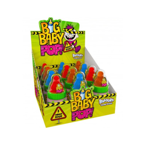 BIG BABY POPS MEGA SOURS SWEETS 1x12x32G