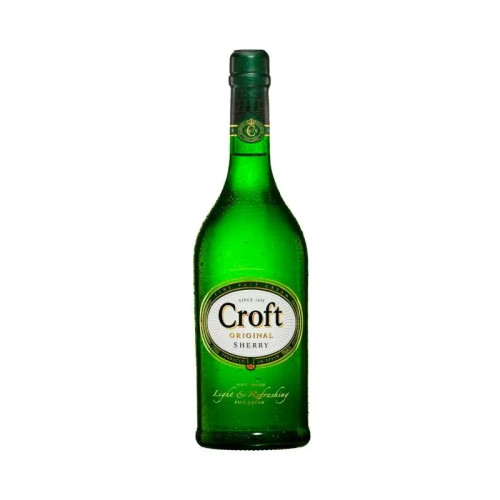 CROFT CREAM SHERRY ORIGINAL LIQUEUR BOTTLE 6x75CL