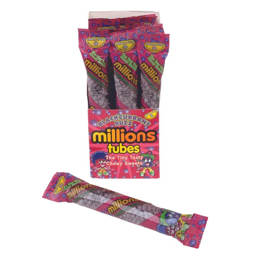 MILLION BLACKCURRANT TUBES 1x12x55G
