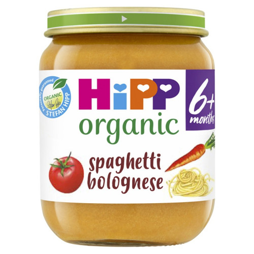HIPP SPAGHETTI BOLOGNESE 6+MONTHS 1x6x125G