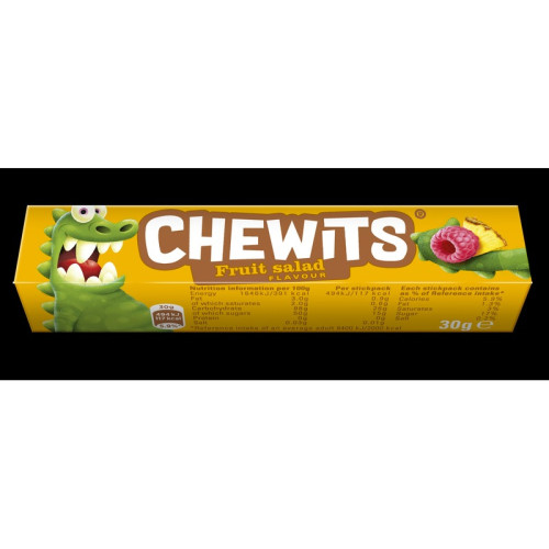 CHEWITTS FRUIT SALAD STICKPACK SWEETS 1x40x30G