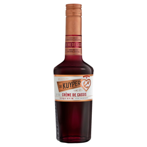 DE KUYPER CR&Atilde;ME DE CASSIS BLACK CURRANT LIQUEUR BOTTLE 1x50CL