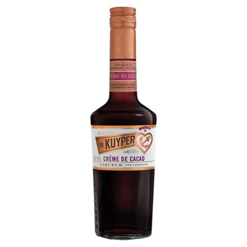 DE KUYPER CR&Atilde;ME DE CACAO BROWN LIQUEUR BOTTLE 1x50CL