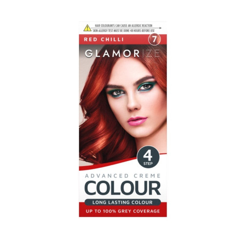 GLAMORIZE RED CHILLI HAIR DYE 7 1x40ML