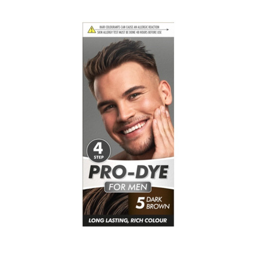 GLAMORIZE DARK BROWN HAIR DYE 5 MEN 1x40ML