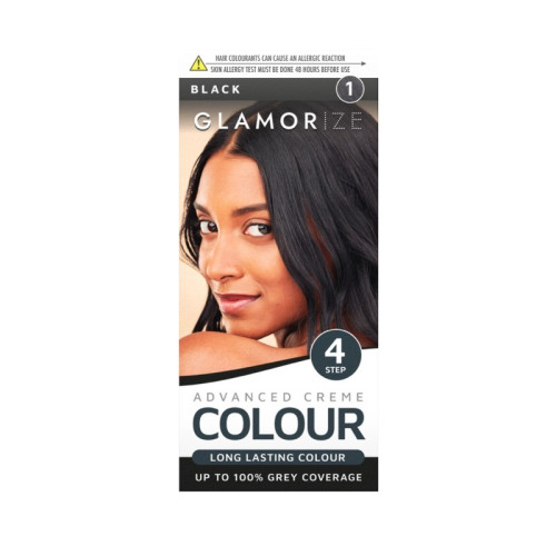 GLAMORIZE BLACK HAIR DYE 1 1x40ML
