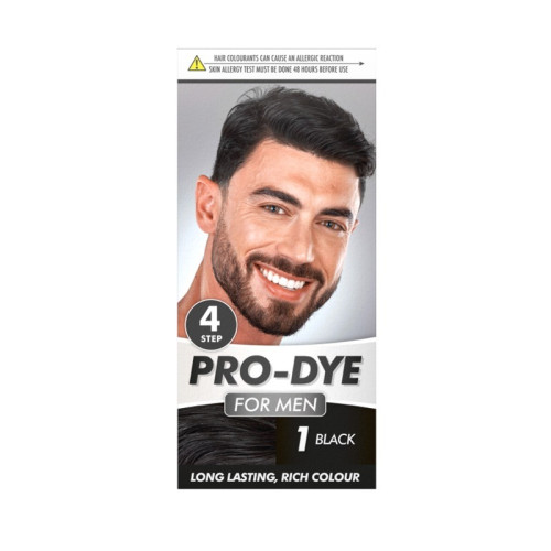 GLAMORIZE BLACK HAIR DYE 1 MEN 1x40ML