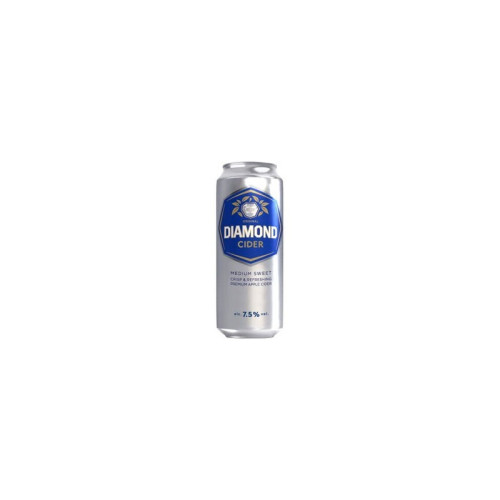 DIAMOND WHITE CIDER CAN 1x24x500ML