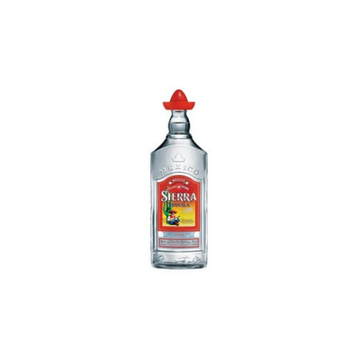 SIERRA SILVER TEQUILA BOTTLE 6x70CL