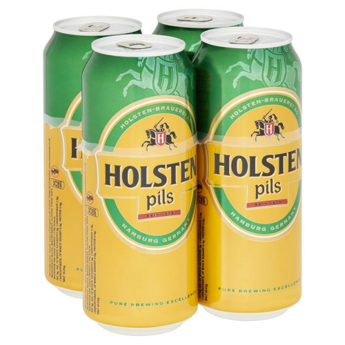 HOLSTEN PILSNER LAGER 4 PACK CAN 1x6x568ML