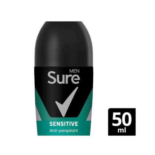 SURE SENSITIVE DEODORANT ROLL ON 1x6x50ML