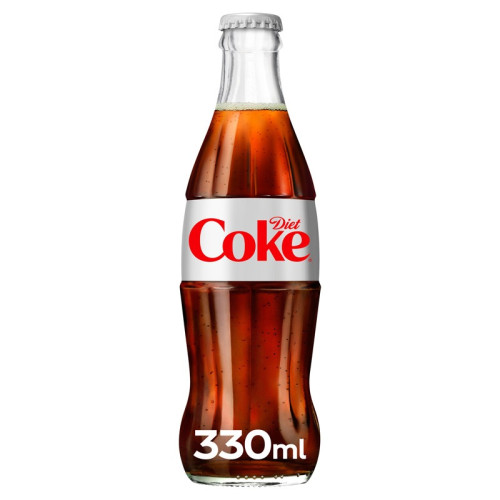 DIET COKE SUGAR FREE BOTTLE 1x24x330ML