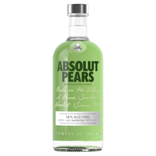 ABSOLUT PEAR VODKA BOTTLE 1x70CL