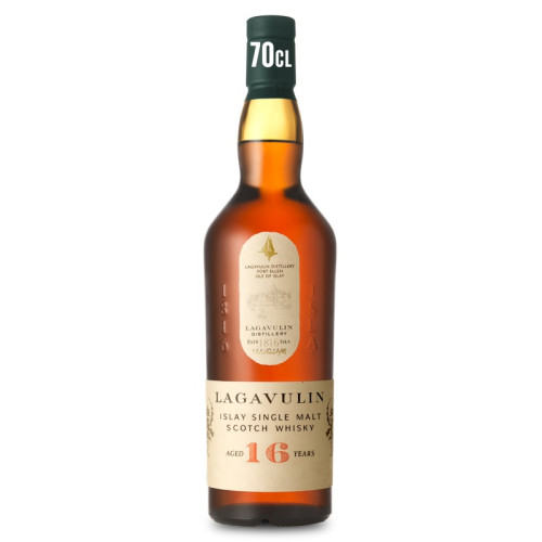 LAGAVULIN ISLAY SINGLE MALT 16 YEAR SCOTCH WHISKY BOTTLE 1x70CL