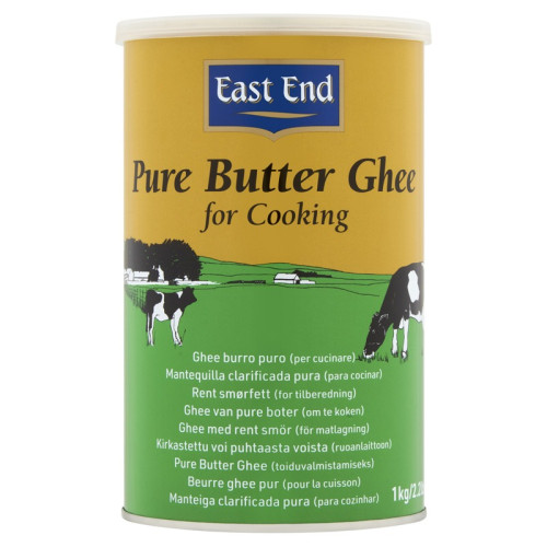 EAST END PURE BUTTER GHEE TIN 12x1KG