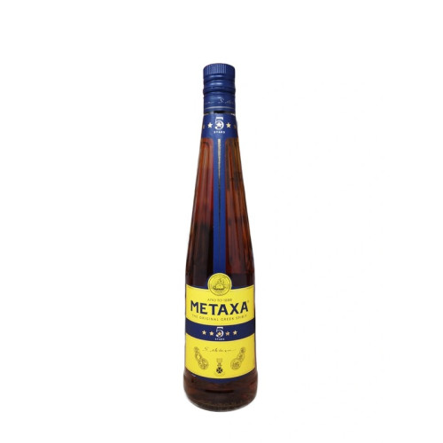 METAXA 5 STAR ORIGINAL GREEK BRANDY BOTTLE 1x70CL