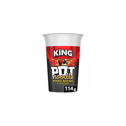 KING POT NOODLE BOMBAY BADBOY 1x12x114G