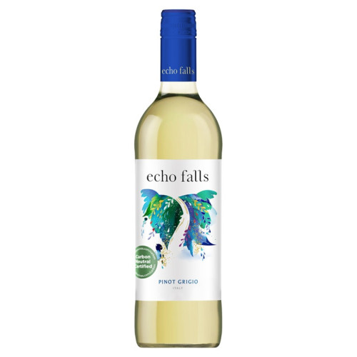 ECHO FALLS PINOT GRIGIO WHITE WINE BOTTLE 6x75CL