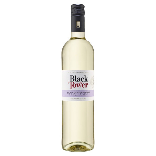 BLACK TOWER PINOT GRIGIO WHITE WINE BOTTLE 6x75CL