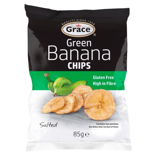 GRACE GREEN BANANA CHIPS 1x9x85G