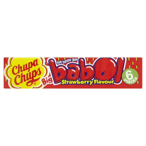 CHUPA BABOL STRAWBERRY 6 PACK 1x20x276G