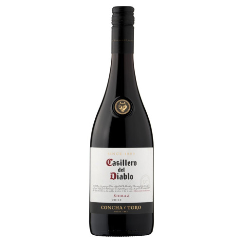 CASILLERO DEL DIABLO SHIRAZ RED WINE BOTTLE 1x75CL