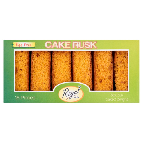 REGAL CAKE RUSK SUGAR FREE 1x18s