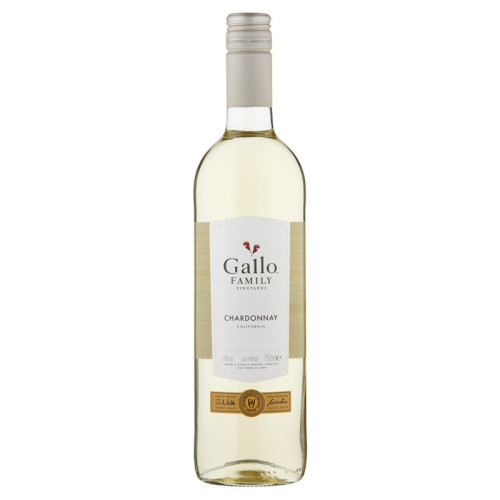 GALLO FAMILY VINEYARDS CHARDONNAY WHITE WINE BOTTLE 1x75CL