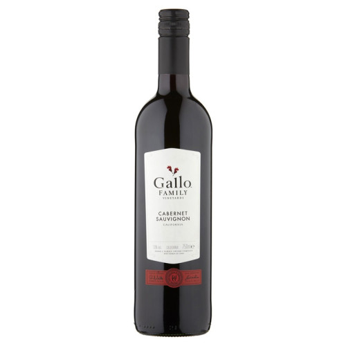 GALLO FAMILY VINEYARDS CABERNET SAUVIGNON RED WINE BOTTLE 6x75CL