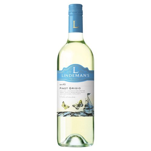 LINDEMANS BIN 85 PINOT GRIGIO WHITE WINE BOTTLE 1x75CL