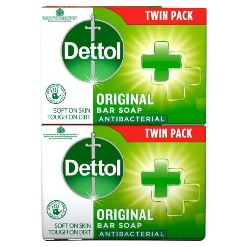 DETTOL ANTI BACTERIAL SOAP TWIN PACK 1x100G
