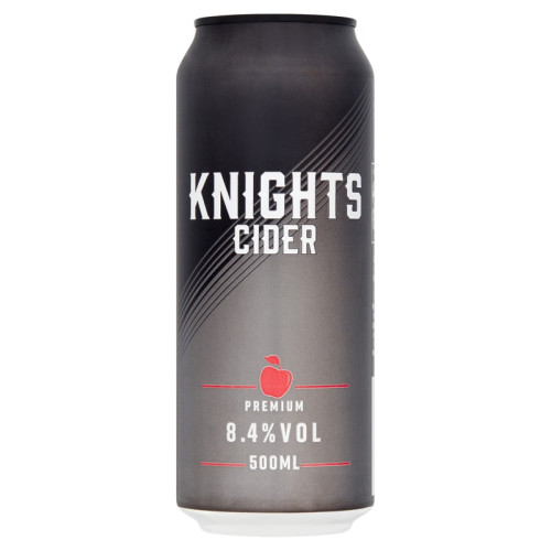 KNIGHTS PREMIUM CIDER CAN 1x24x500ML