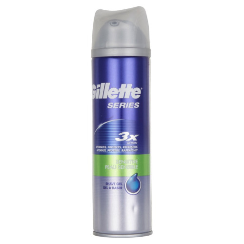 GILLETTE SERIES SENSITIVE SHAVING GEL 1x6x200ML