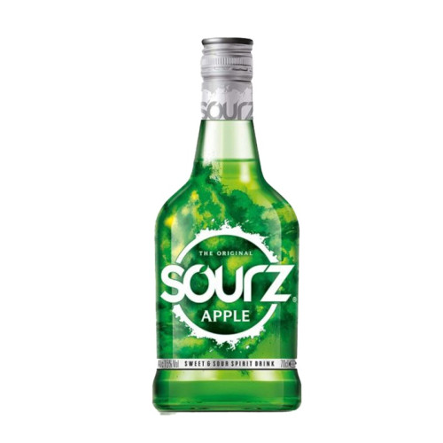 SOURZ APPLE LIQUEUR BOTTLE 6x70CL