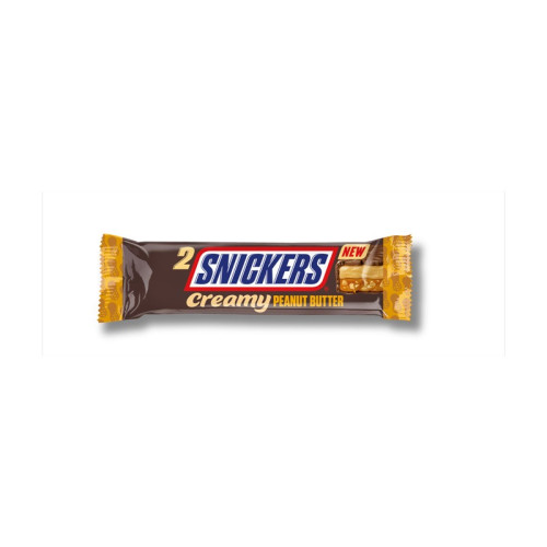 SNICKERS CREAMY PEANUT BUTTER CHOCOLATE BAR 1x24x36.5G
