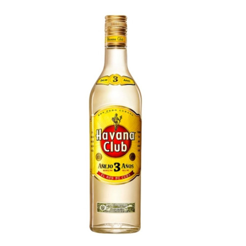 HAVANA CLUB 3 YEAR RUM BOTTLE 6x70CL