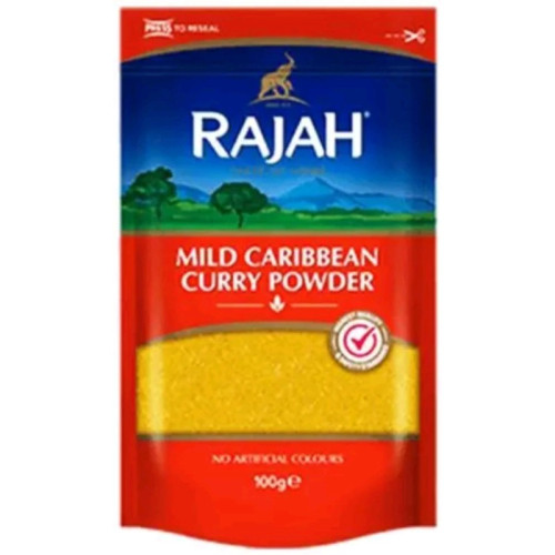 RAJAH MILD CARIBBEAN CURRY POWDER 1x10x100G