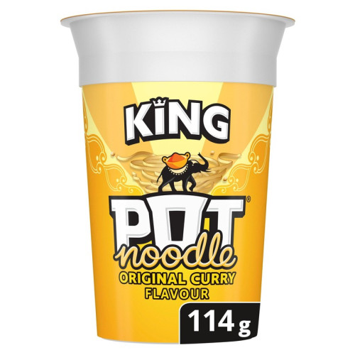 KING POT NOODLE ORIGINAL CURRY 1x12x114G